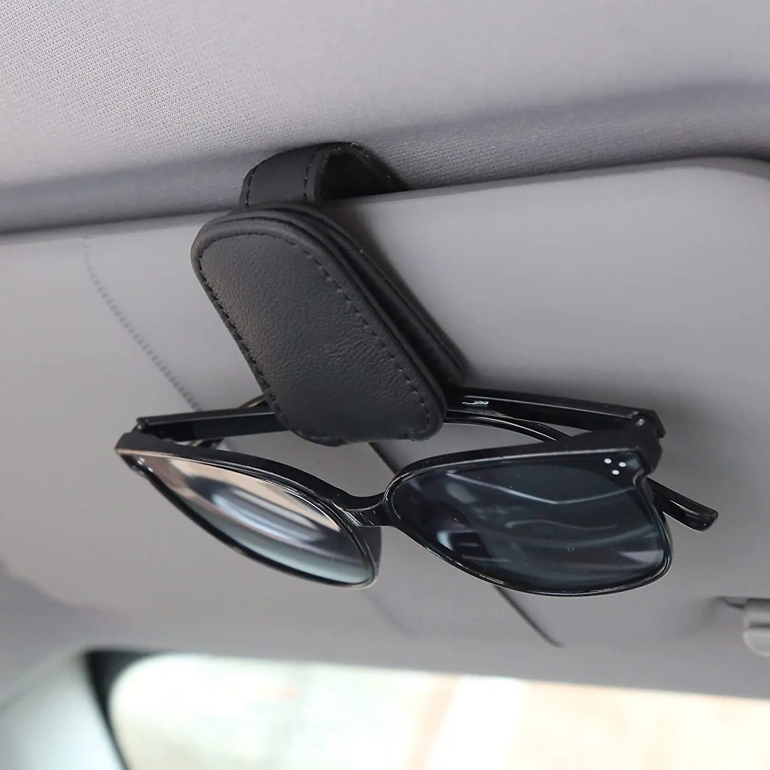 VisionGrip - Clip sujeta gafas para el auto (paquete de dos piezas)